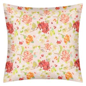 Bellatex Polštářek DITA 45x45 cm Hortenzie Oranžová,Růžová