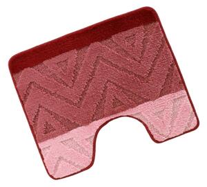 Bellatex BANY 60x50 cm s výkrojem 60x50 cm Chevron Růžová