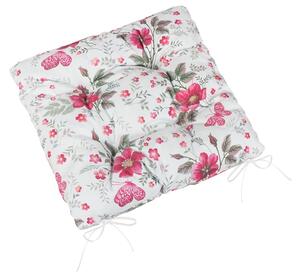 Bellatex Sedák DITA prošívaný 40x40 cm Růže Růžová,Šedá