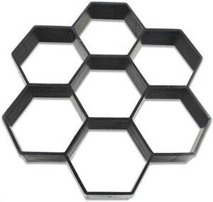 Betonová zahradní podložka - Plynek Gel Plast - Self Garden Pad Making - opakovatelná tvarování - viz obrázek - černá