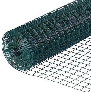 PVC síťovina – univerzální čtvercová síť s otvory 13 mm – oplocení pro drůbež a zahradu – 1 m x 5 m