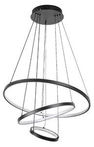 RABALUX 72346 Beliza závěsné svítidlo D600mm LED 90W/9000/7200lm 3000-6500K černá, bílá, stmívatelné, dálkový ovladač