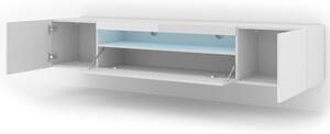 TV stolek/skříňka Aurora 200 (bílý lesk) (LED). 1057710