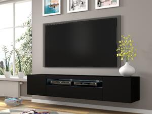 TV stolek/skříňka Aurora 200 (černá matná) (LED). 1057708