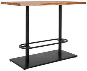 BAROVÝ STŮL, akácie, černá, barvy akácie, 140/75/105 cm Linea Natura - Barové stoly, Online Only