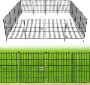 Dekorativní plot – 10 panelů (celková délka 7,6 m), výška 60 cm