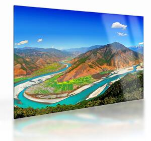Skleněný obraz - Yangtze River (70x50 cm)