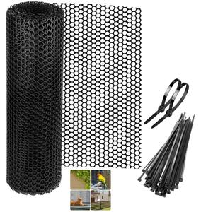 40 cm x 500 cm, plastová ocelová síť pro slepice, oplocení pro drůbek, šestihranná drátěná síť pro zahradničení, bariérová síť pro stavební účely, rám z drátěné sítě pro slepice, síť pro květiny
