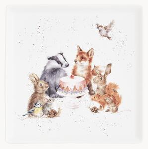Servírovací talíř z kostního porcelánu Woodland Party