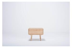 Noční stolek z masivního dubového dřeva Gazzda Fawn