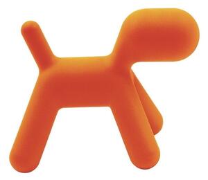 Oranžová dětská stolička ve tvaru psa Magis Puppy, výška 34,5 cm