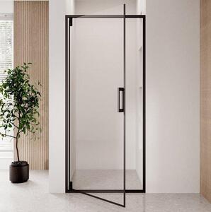 Badplaats Sprchové Dveře Seattle 90 x 190 cm – Černá – Sprchová Zástěna 6 mm Bezpečnostní Sklo