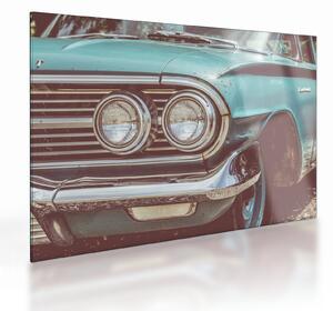 Skleněný obraz - Auto, vintage (70x50 cm)