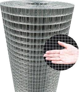 Olejnatá drátěná síť 1m x 10m - Galvanizovaná kovová síť pro zvířata a zahradu