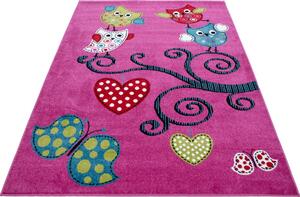 Dětský kusový koberec Kids 420 lila