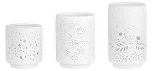 Räder Sada 3 porcelánových svícnů na čajovou svíčku