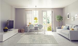 Vintage koberec, šedý, 140x200, Elrond