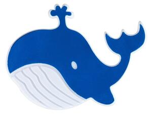 Sada 5 modrých protiskluzových nálepek do vany Wenko Whale