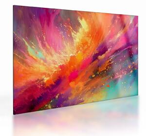 Skleněný obraz - Dynamická abstrakce (70x50 cm)