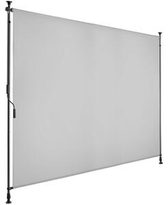 Tectake Markýza Taija s ruční klikou - 200 x 310 cm,světle šedá