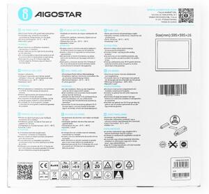 Aigostar - LED Podhledový panel LED/40W/230V 6500K 60x60cm bílá