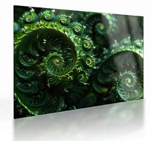 Skleněný obraz - Spirály (70x50 cm)