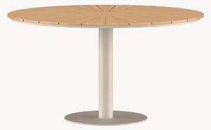 Kulatý jídelní stůl's deskou z teakového dřeva Croft, Ø 120 cm
