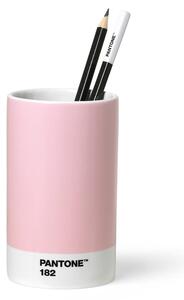 Růžový keramický stojánek na tužky Pantone