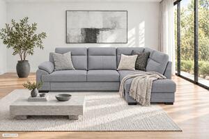 ROHOVÁ SEDAČKA, dřevo, textil, kompozitní dřevo, tmavě šedá MID.YOU - Sedací soupravy, Online Only