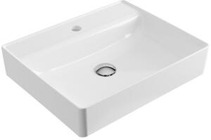 Excellent Rima 2.0 umyvadlo 60x40 cm obdélníkový na pult bílá lesk CEEX.4901.600.WH