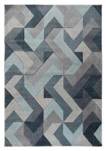 Modro-šedý koberec Flair Rugs Aurora, 200 x 290 cm