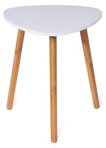 Bílý odkládací stolek Bonami Essentials Viby, 40 x 40 cm