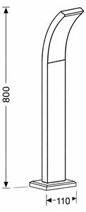 Brilagi - LED Venkovní lampa ARCELO LED/9W/230V 80 cm IP44