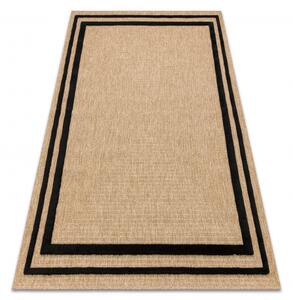 Makro Abra Kusový koberec Sisalový SPARK 0687 Klasický béžový černý Rozměr: 160x220 cm