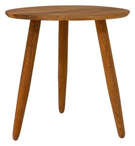 Odkládací stolek z masivního dubového dřeva Canett Uno, ø 40 cm