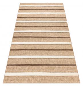 Makro Abra Kusový koberec Sisalový SPARK 0686A Pruhy béžový krémový Rozměr: 80x150 cm