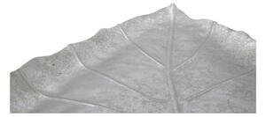 Dekorativní miska ve stříbrné barvě Mauro Ferretti Leaf, 32 x 47,5 cm