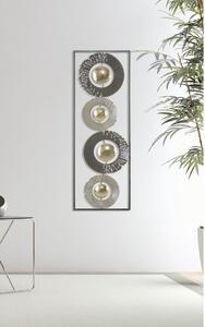 Nástěnná kovová dekorace Mauro Ferretti Ring, 31 x 89,5 cm