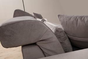Atelier del Sofa Rohová sedací souprava Frido Left (Chl+3R) - Light Grey, Světlá Šedá