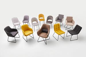 Židle S Područkami Mia Žlutá