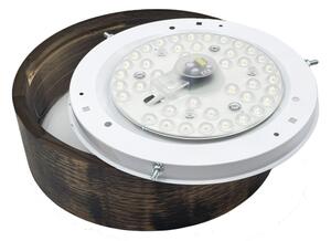 Brilagi - LED Stropní svítidlo CARVALHO SMOKEY LED/20W/230V dub pr. 27,5 cm