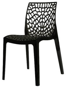 Černá plastová židle BAFO