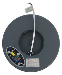 LED Stropní svítidlo se senzorem pohybu LED/20W/230V 3000/4000/6500K IP54 antr