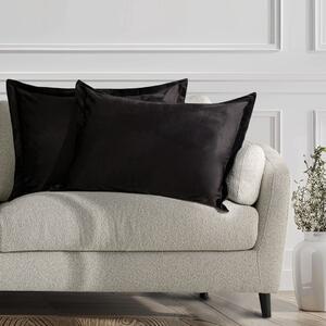 Povlaky na polštáře AmeliaHome Velvet Side Si černé, velikost 50x70