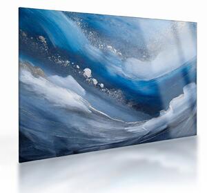 Skleněný obraz - Abstrakce oceánu (70x50 cm)