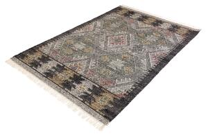 Designový koberec Pahana 230 x 160 cm vícebarevný šedý - vlna