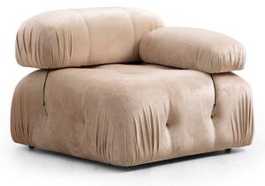 Atelier del Sofa 3-místná pohovka Bubble 3 Seater ( L1-O1-1R) - Velvet, Krémová