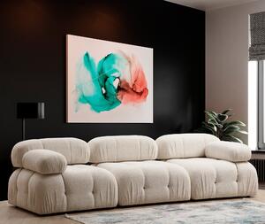 Atelier del Sofa 1-místná pohovka - křeslo Bubble O1 - Cream Bouclette, Krémová