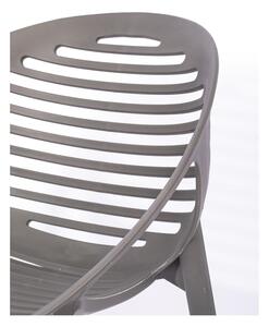 Zahradní jídelní set pro 6 osob s šedou židlí Joanna a stolem Strong, 210 x 100 cm