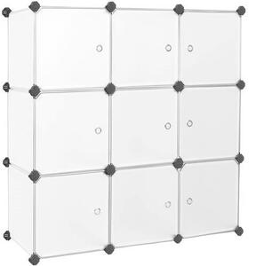 KOMBINACE REGÁLŮ, bílá, železo, 93/123/31 cm Boxxx, Online Only